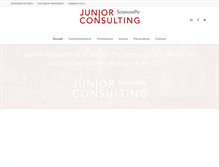 Tablet Screenshot of junior-consulting.com